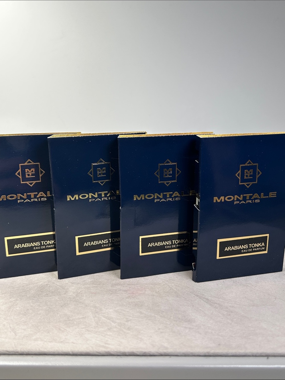 4 Montale Arabians Tonka Eau de Parfum Sample Cards
